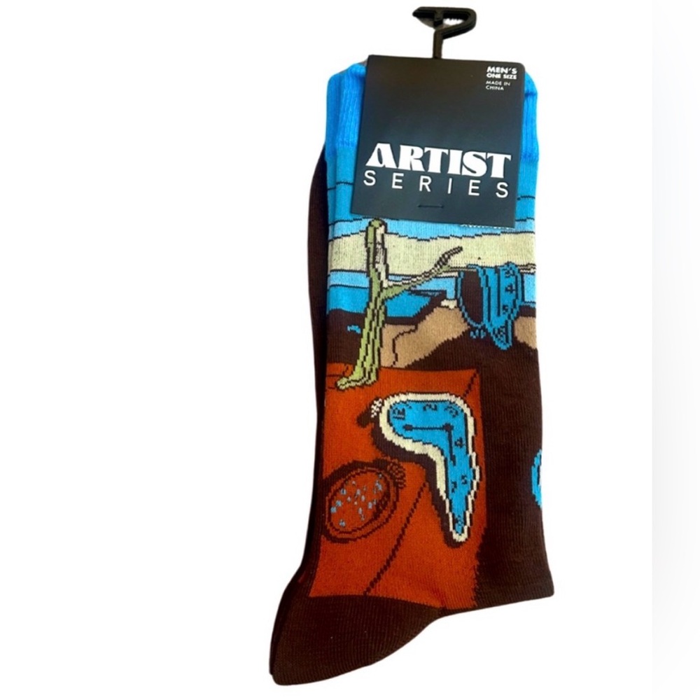 Artist Series Iconic Paintings Graphic Men’s Crew Sock Bundle | 4  Pairs | NWT - Picture 2 of 9